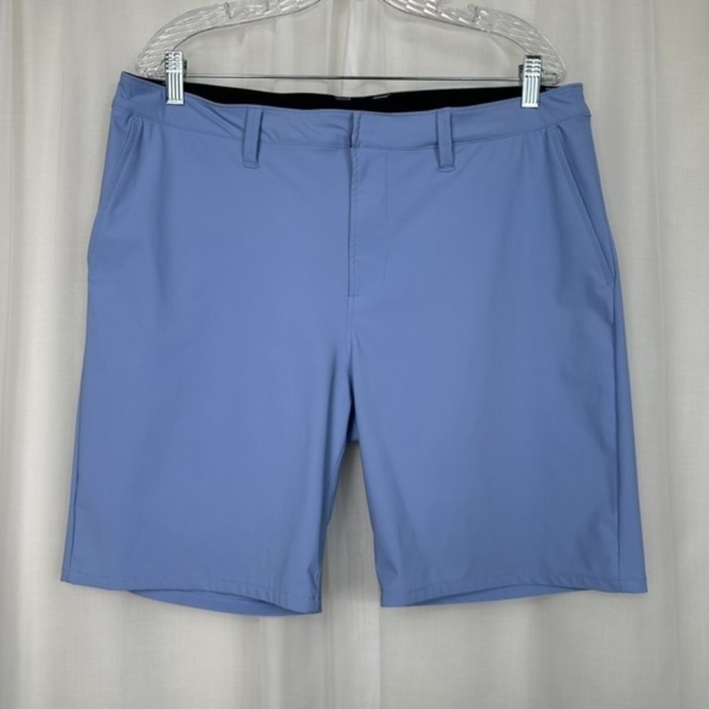Zella Mens Golf Shorts 36 Light Blue Stretchy Performance‎ Activewear Pockets